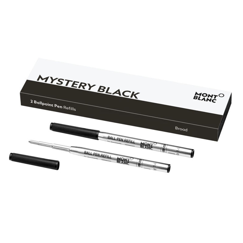 Montblanc - 2 x Ballpoint Pen Refills (B) Mystery Black image number 0